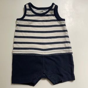 Striped Navy Gap Onesie